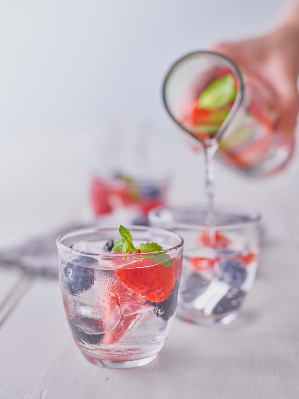 Mixed berry infused water interaction WEB