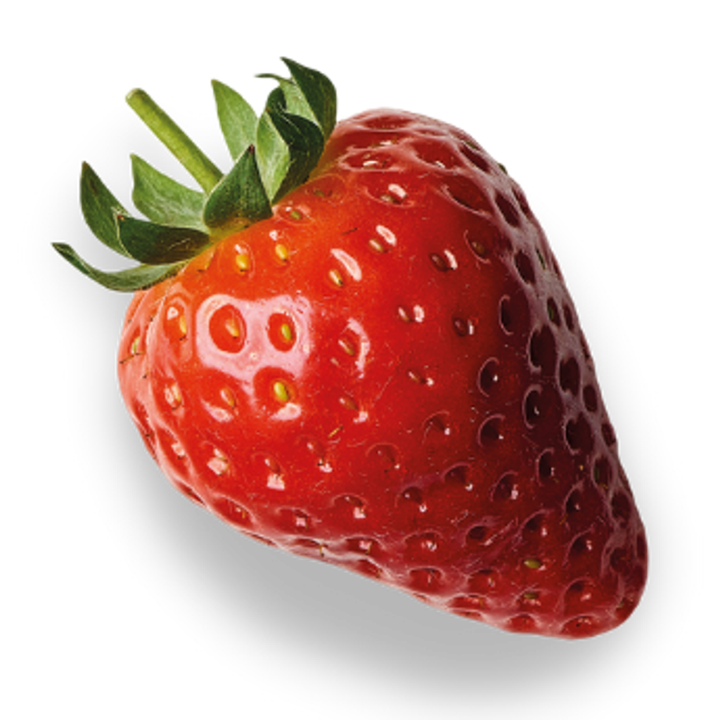 Strawberry Cutout Shadow