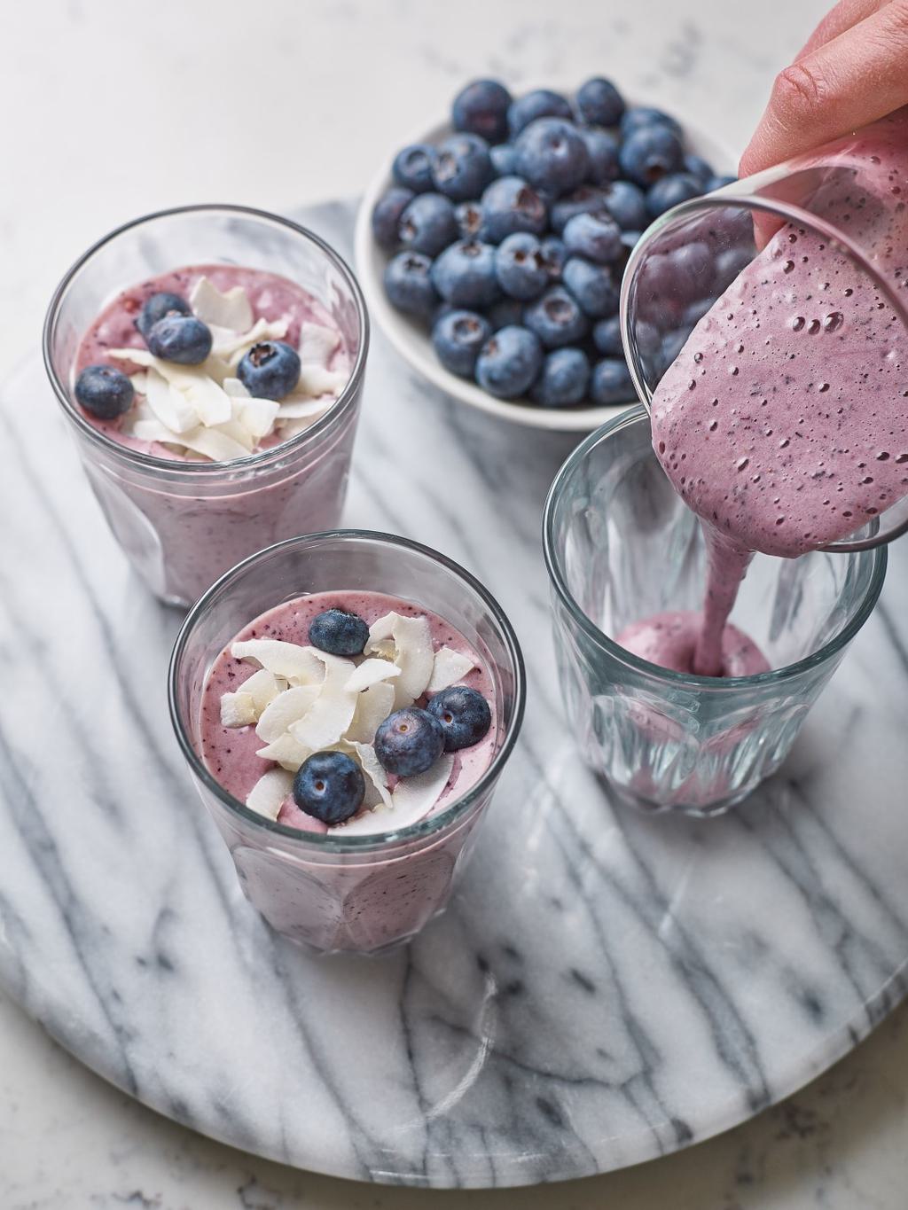 Blueberry Keto smoothie interactive Large