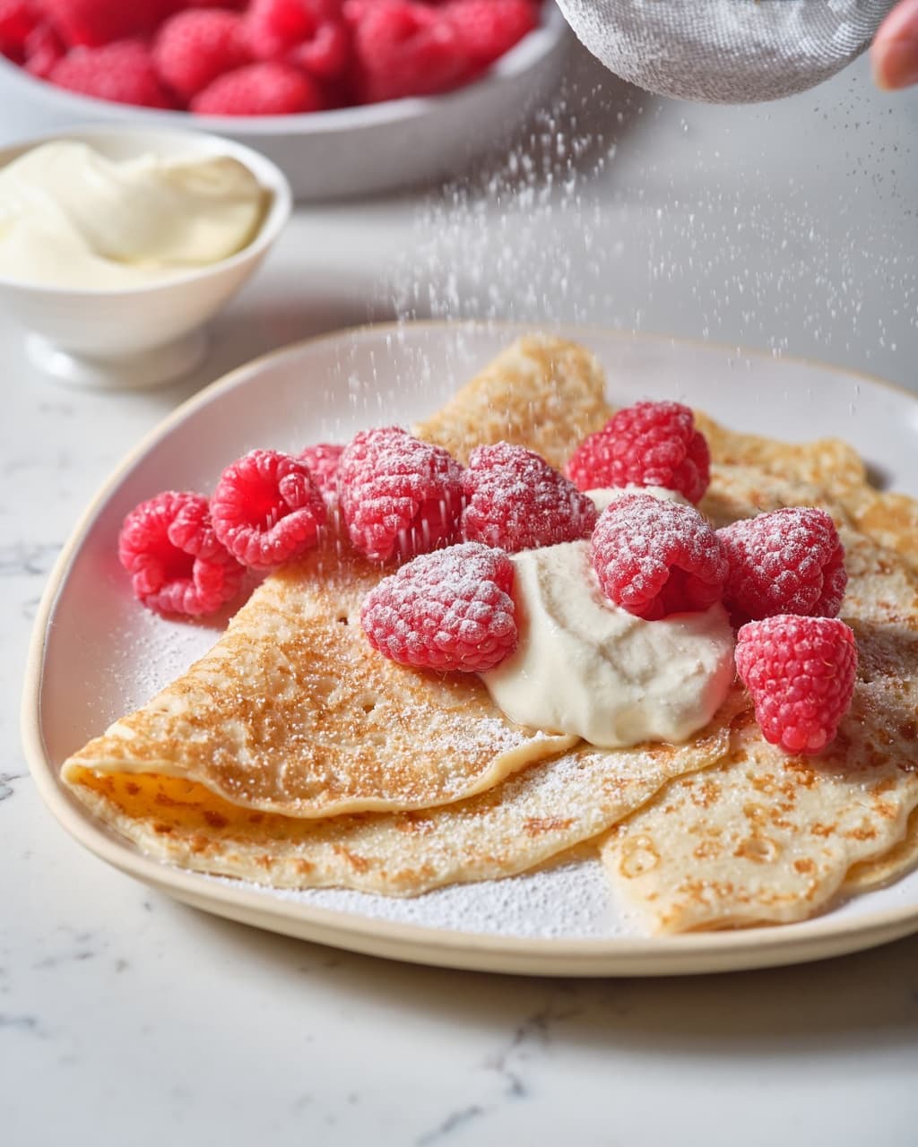 Raspberry Crepes interactive Large